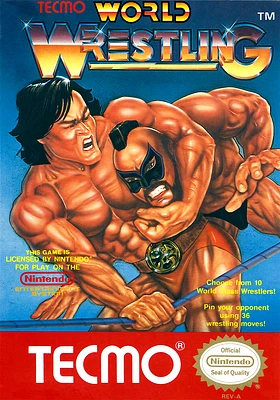 TECMO WORLD WRESTLING - NES - USED