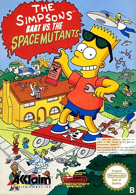 SIMPSONS:BART VS SPACE MUTANTS - NES - USED