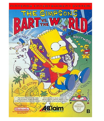 SIMPSONS:BART VS THE WORLD - NES - USED