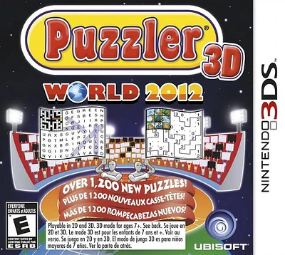 PUZZLER WORLD 2012 3D - Nintendo 3DS - USED