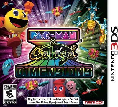 PAC-MAN & GALAGA DIMENSIONS 3D - Nintendo 3DS - USED