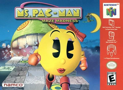 MS. PAC-MAN:MAZE MADNESS - Nintendo 64 - USED