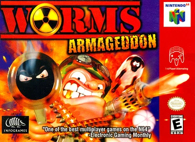 WORMS:ARMAGEDDON - Nintendo 64 - USED