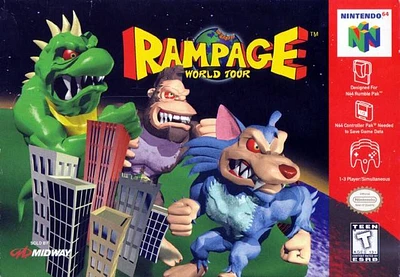 RAMPAGE:WORLD TOUR - Nintendo 64 - USED