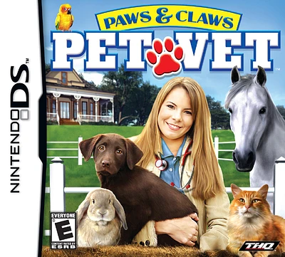 PAWS & CLAWS:PET VET - Nintendo DS - USED