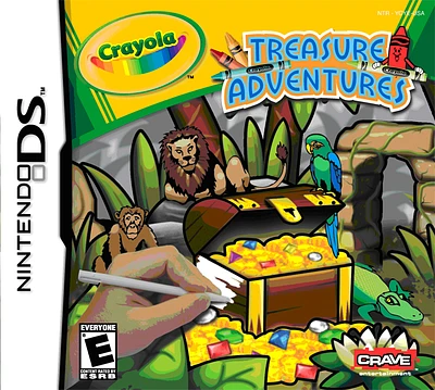 CRAYOLA TREASURE ADVENTURES - Nintendo DS - USED