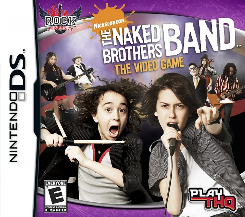 Vintage Stock NAKED BROTHERS BAND:THE GAME - Nintendo DS - USED | Hamilton  Place