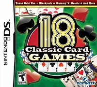 18 CLASSIC CARD GAMES - Nintendo DS - USED