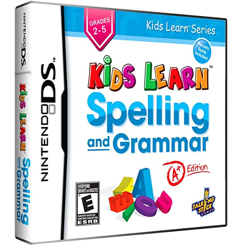 KIDS LEARN:SPELLING AND GRAMMA - NINTENDO DS GAME - USED