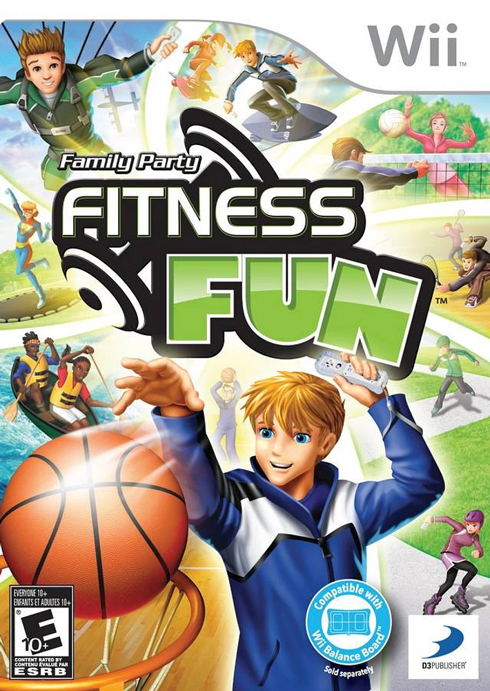 FAMILY PARTY:FITNESS FUN - Nintendo Wii Wii - USED