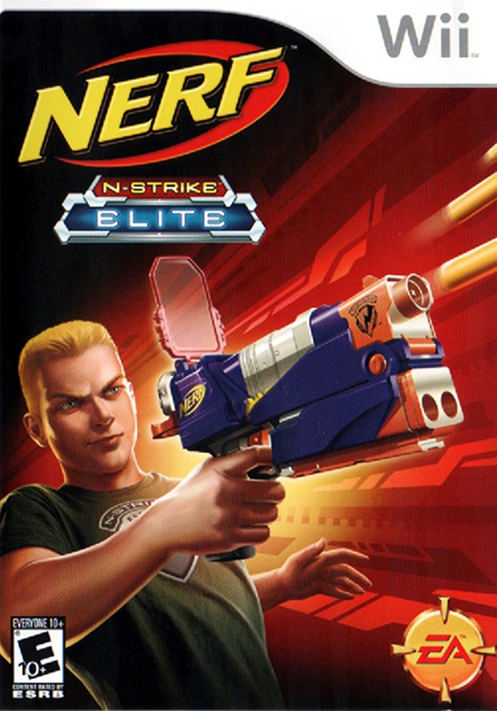 NERF N STRIKE ELITE (GAME) - Nintendo Wii Wii - USED