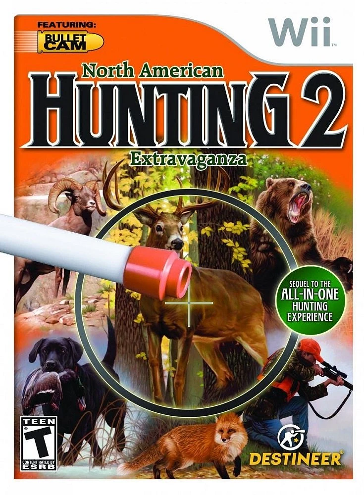 NORTH AMERICAN HUNTING 2 - Nintendo Wii Wii - USED