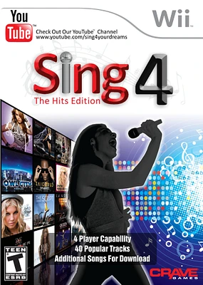 SING 4:HITS EDITION (GAME) - Nintendo Wii Wii - USED