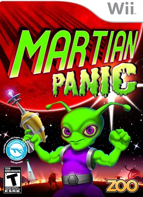MARTIAN PANIC (GAME) - Nintendo Wii Wii - USED
