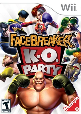 FACE BREAKER:KO PARTY - Nintendo Wii Wii - USED