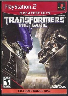 TRANSFORMERS (W/ BONUS DISC) - Playstation 2 - USED