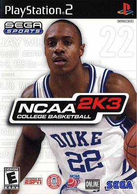 NCAA BASKETBALL 2K3 - Playstation 2 - USED