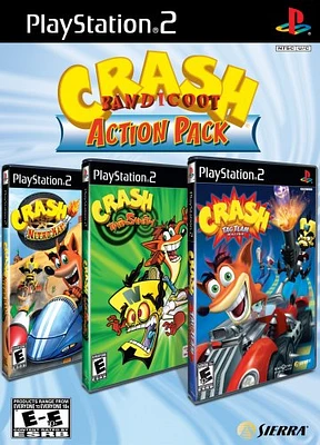 CRASH BANDICOOT:ACTION PACK - Playstation 2 - USED