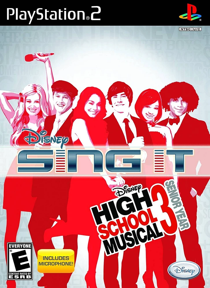 DISNEY SING IT:HSM 3 SENIOR YR - Playstation 2 - USED