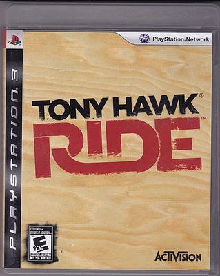 TONY HAWK:RIDE (GAME ONLY) - Playstation 3 - USED