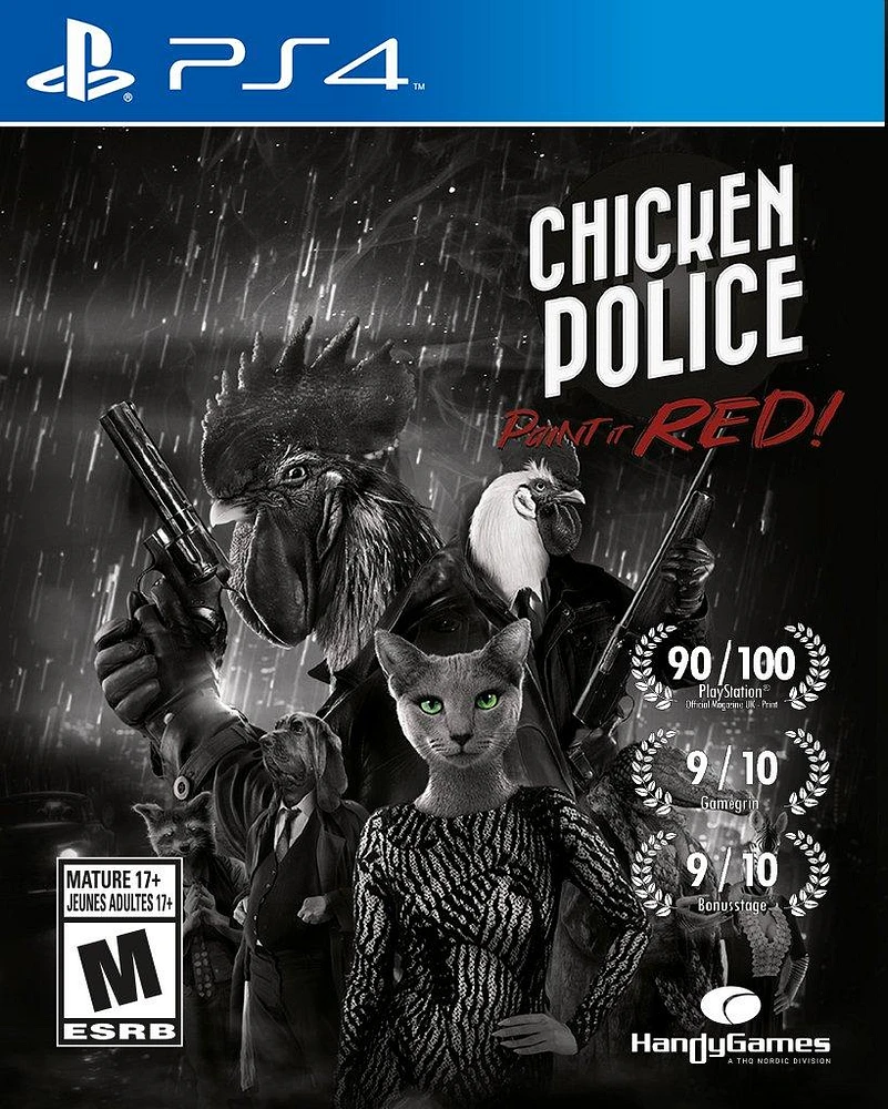 Vintage Stock CHICKEN POLICE:PAINT IT RED - Playstation 4 - USED | Hamilton  Place