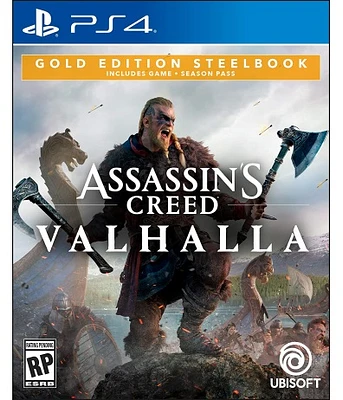 Assassins Creed Valhalla Gold Steelbook Edition (PS4/PS5) - Playstation 4 - USED