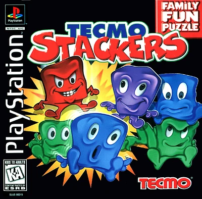 TECMO STACKERS - Playstation (PS1) - USED