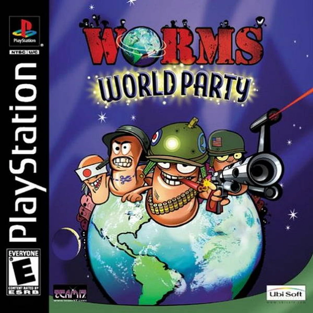 WORMS:WORLD PARTY - Playstation (PS1) - USED
