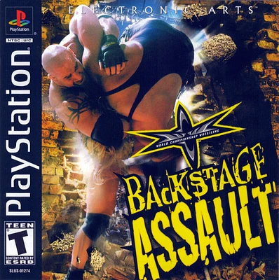 WCW:BACKSTAGE ASSAULT - Playstation (PS1) - USED