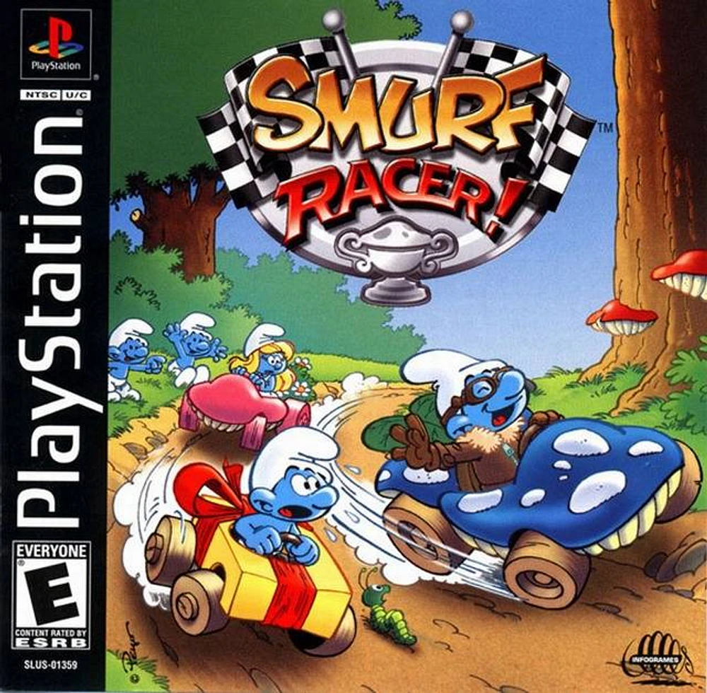 SMURF RACER - Playstation (PS1) - USED