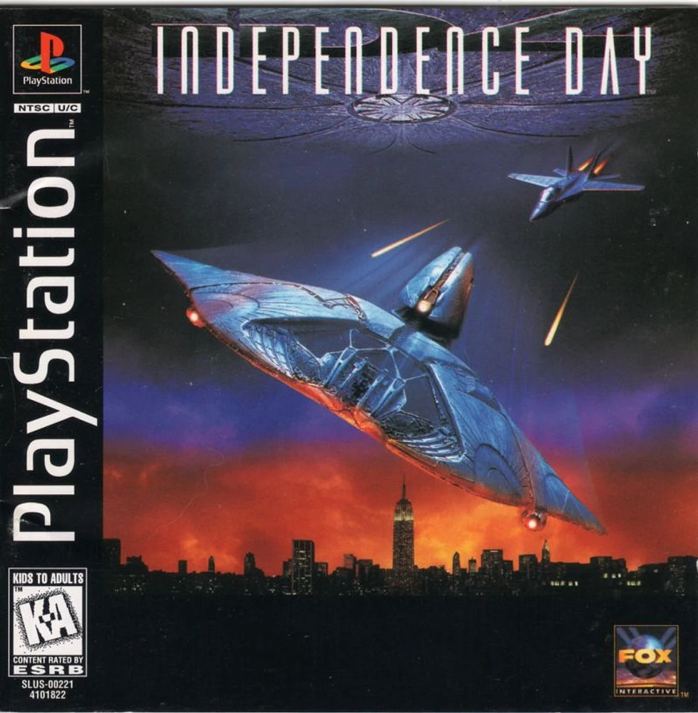 INDEPENDENCE DAY - Playstation (PS1) - USED