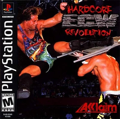 ECW:HARDCORE REVOLUTION - Playstation (PS1) - USED