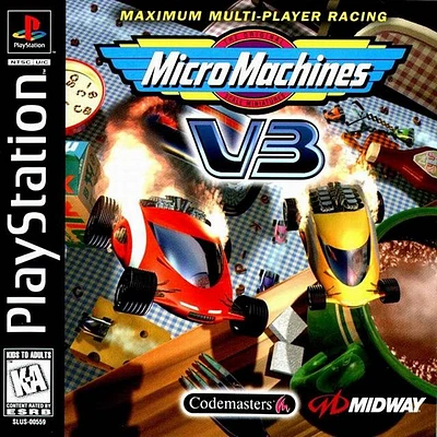 MICRO MACHINES:V03 - Playstation (PS1) - USED