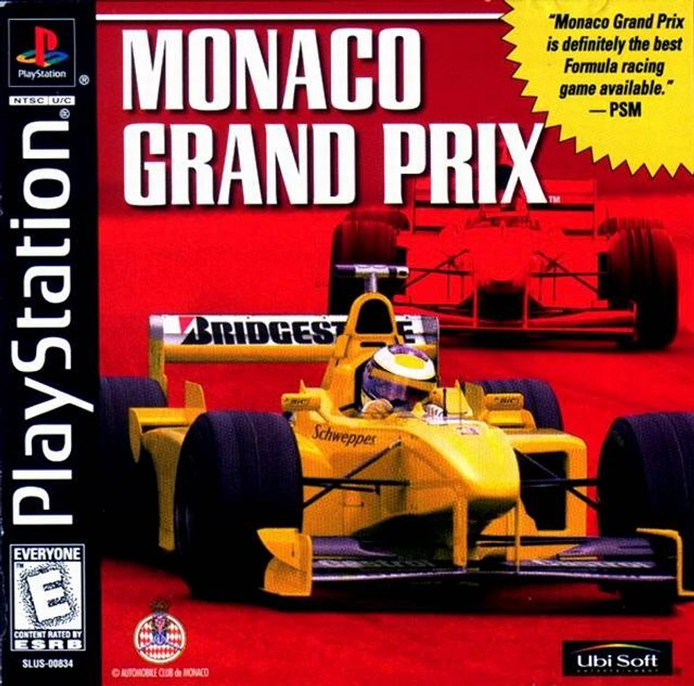 MONACO GRAND PRIX - Playstation (PS1) - USED