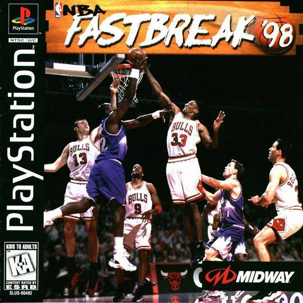 NBA FASTBREAK 98 - Playstation (PS1) - USED