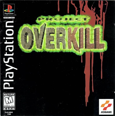 PROJECT OVERKILL - Playstation (PS1) - USED