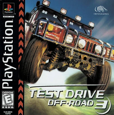TEST DRIVE:OFF ROAD 3 - Playstation (PS1) - USED