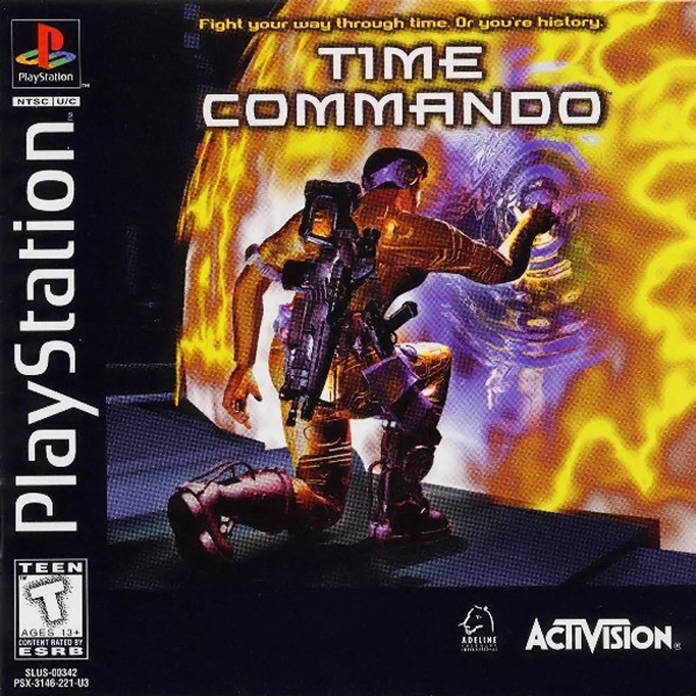 Vintage Stock TIME COMMANDO - Playstation (PS1) - USED | Hamilton Place