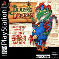 BLAZING DRAGONS - Playstation (PS1) - USED