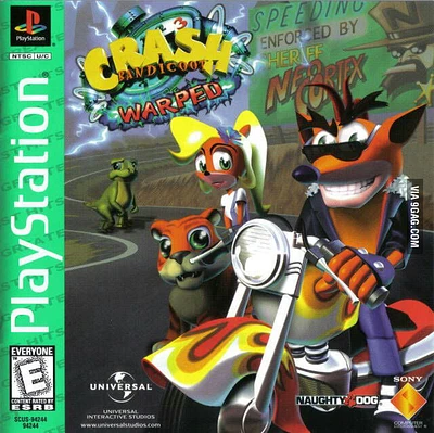 CRASH BANDICOOT 3:WARPED - Playstation (PS1) - USED