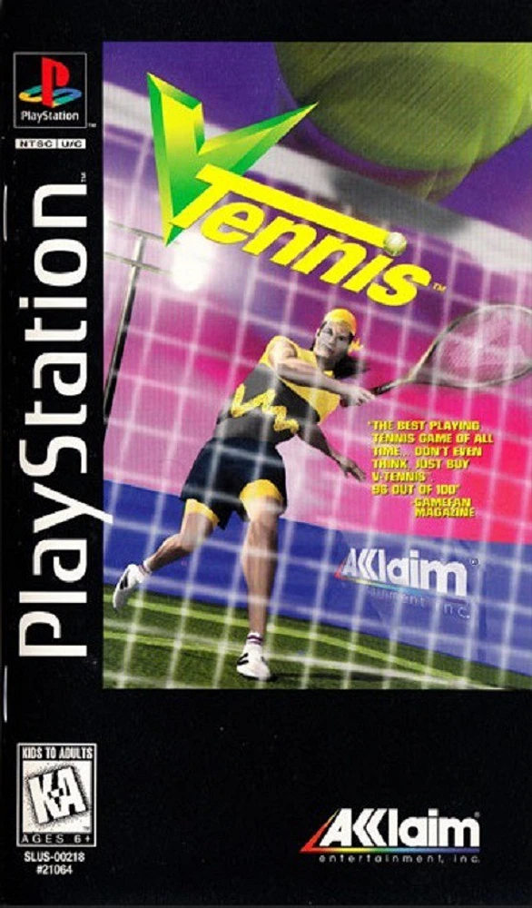 VIRTUAL OPEN TENNIS - Playstation (PS1) - USED