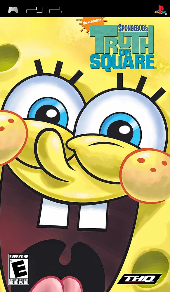 SPONGEBOB:TRUTH OR SQUARE - PSP - USED