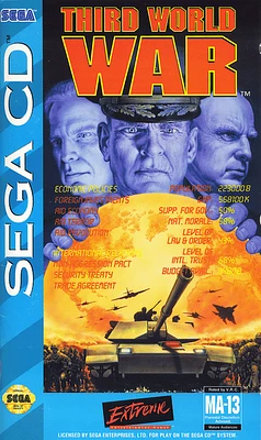 THIRD WORLD WAR - Sega CD - USED