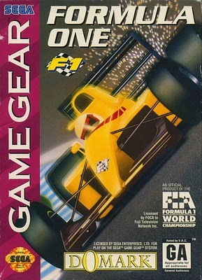 FORMULA 1 - Sega Game Gear - USED