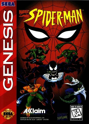 SPIDER-MAN - Sega Genesis - USED