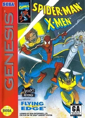 SPIDER-MAN/X-MEN:ARCADES - Sega Genesis - USED