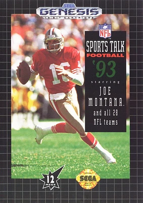 NFL SPORTSTALK - Sega Genesis - USED