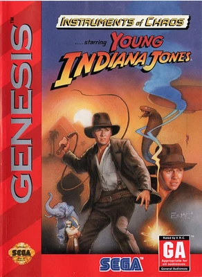 YOUNG INDIANA JONES:INSTRUMENT - Sega Genesis - USED