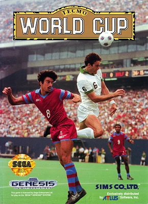 TECMO WORLD CUP - Sega Genesis - USED