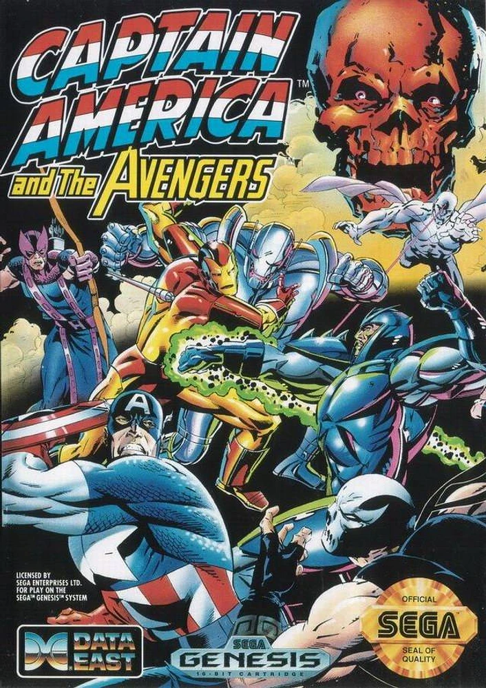 CAPTAIN AMERICA & THE AVENGERS - Sega Genesis - USED